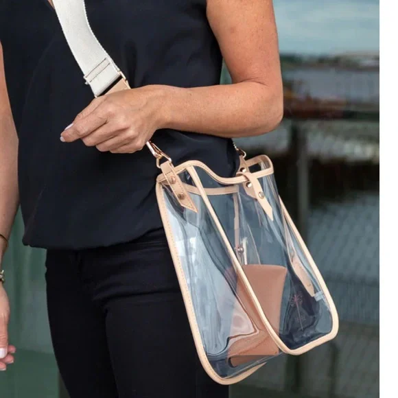 The Flie Ticket Holder Bag NEW velvet dust bag, clear stadium festival tote gift - Picture 2 of 10